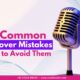 Voiceover mistakes