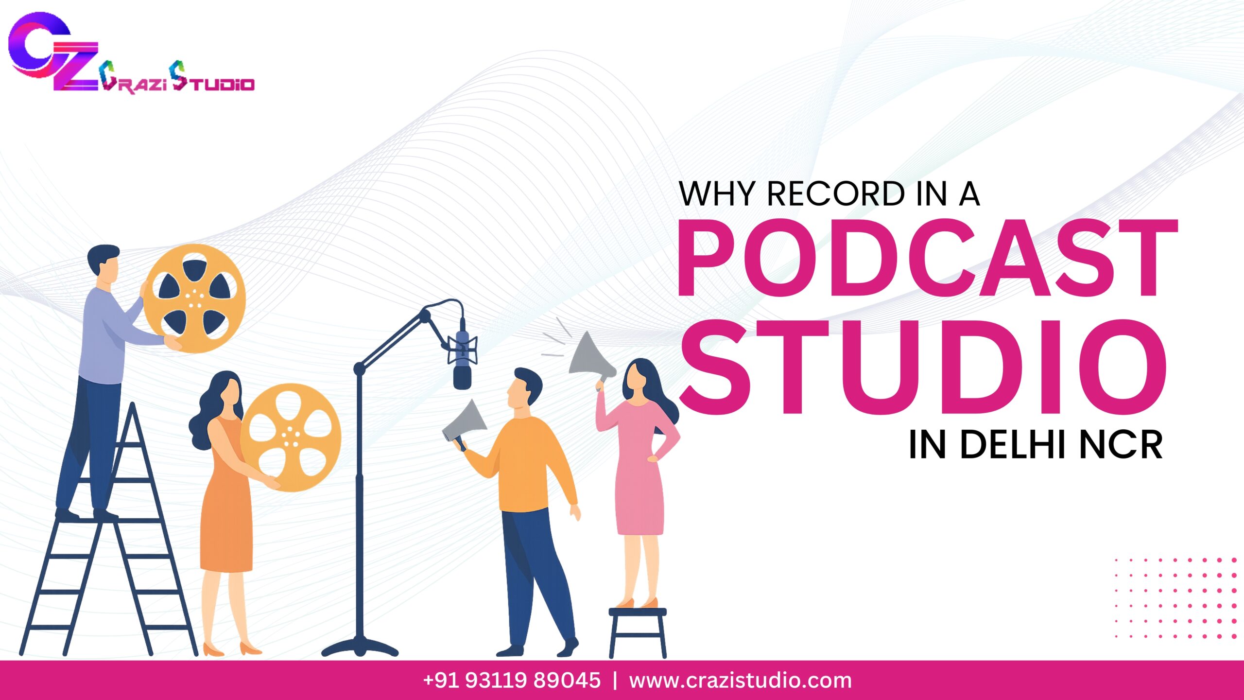 podcast studio in Delhi NCR
