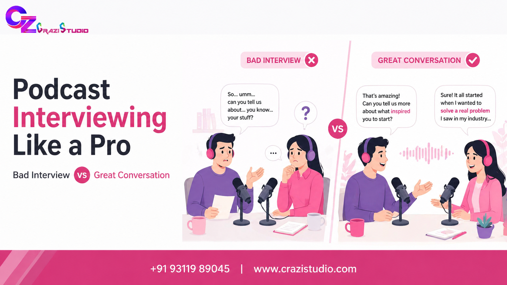 podcast interviewing