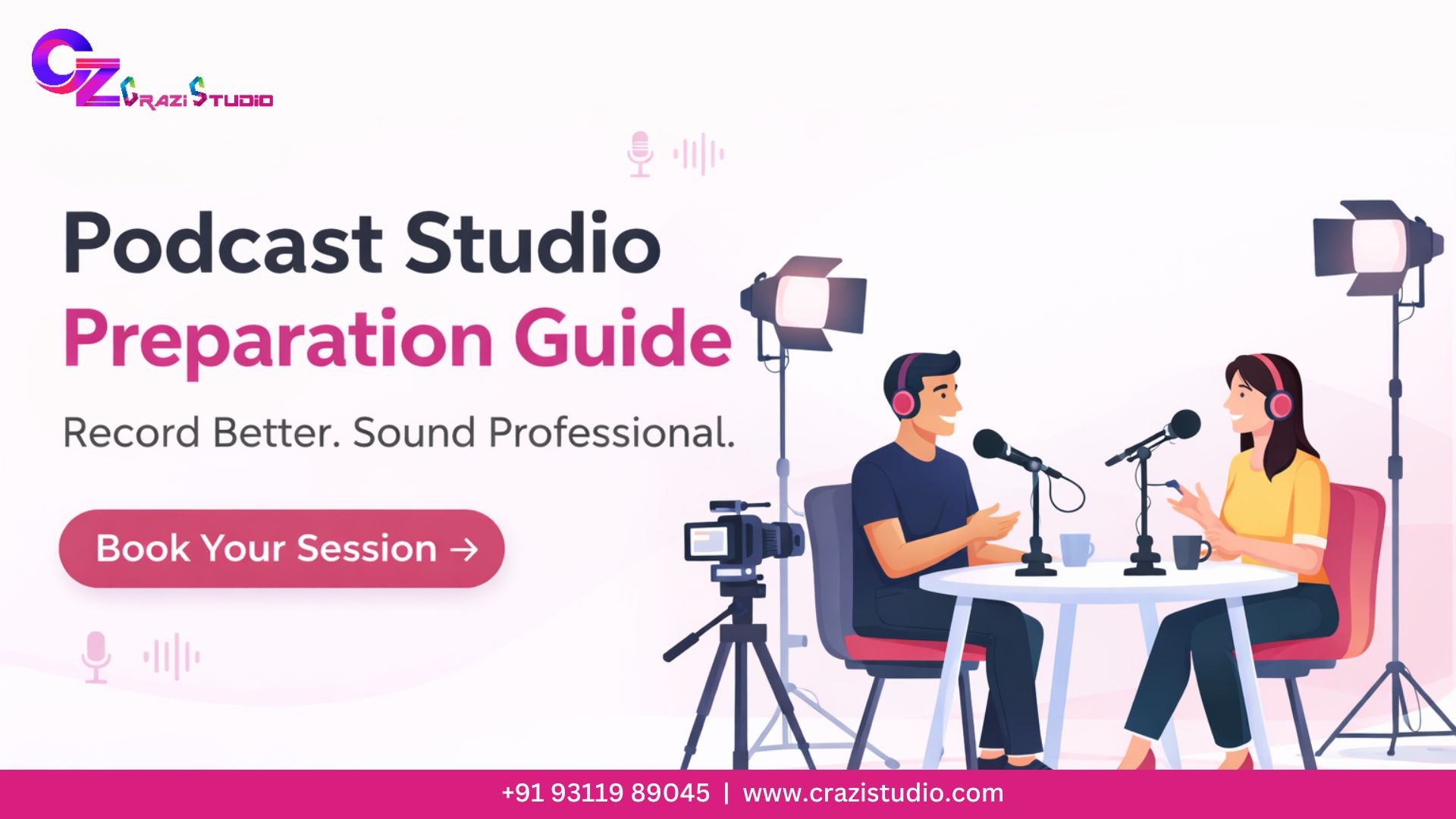 podcast studio in delhi